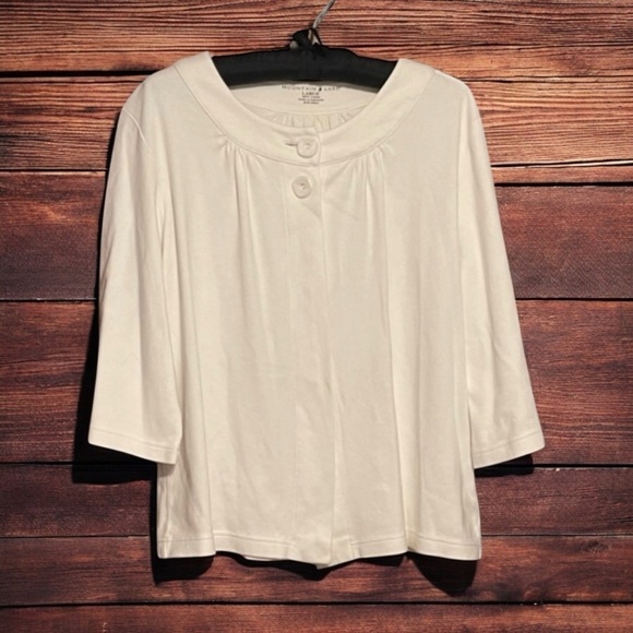 MOUNTAIN LAKE JERSEY KNIT CARDIGAN SIZE LARGE - Picture 3 of 8